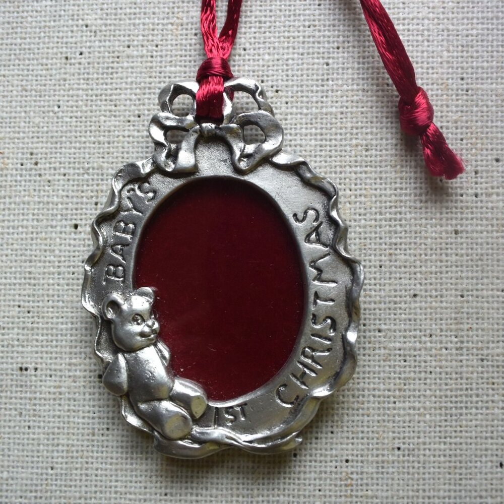 Baby's 1st Christmas Ornament by Seagull Pewter
